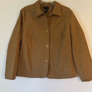 Women's Vintage Tan Jacket Size Large